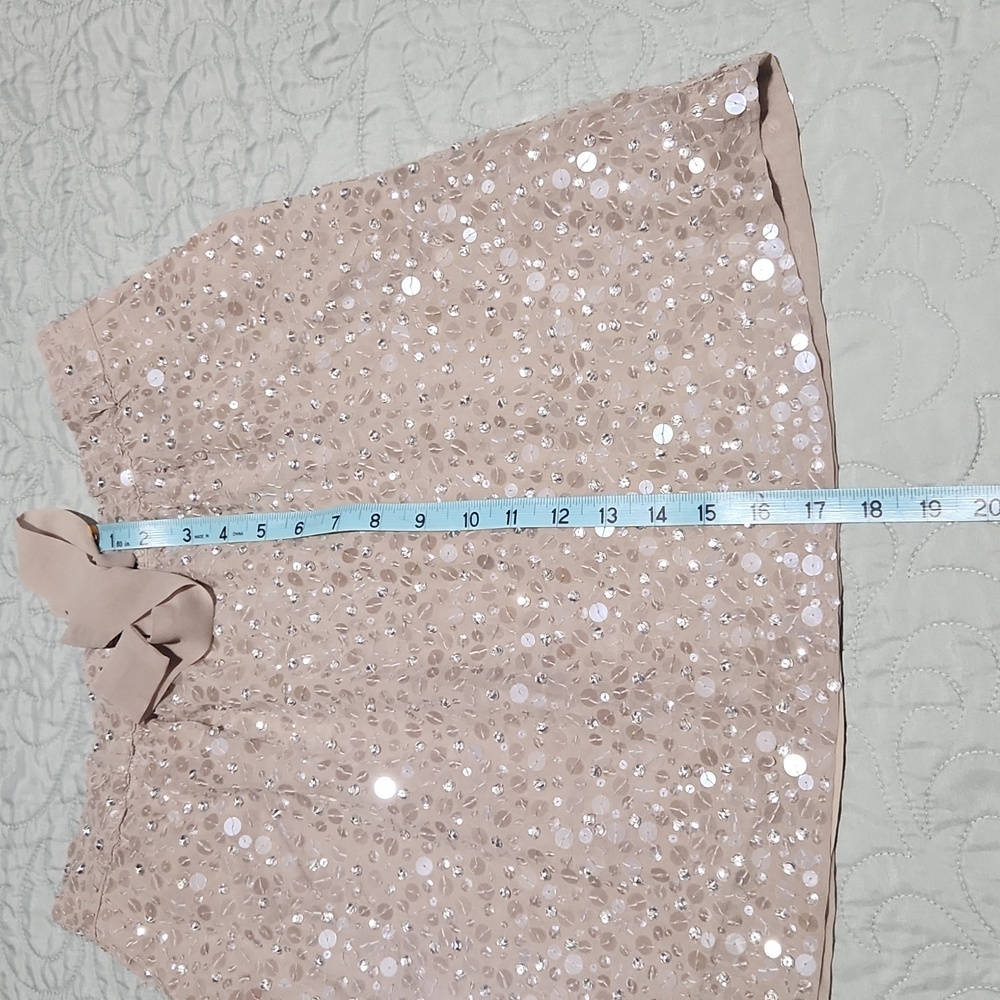 ANN TAYLOR PetiteMixed Sequín Mini Skirt Size S. - Picture 7 of 13